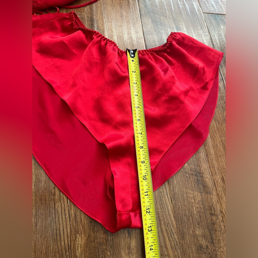 Victoria’s Secret vintage gold label women’s red lingerie pajama set-Medium - Picture 15 of 16